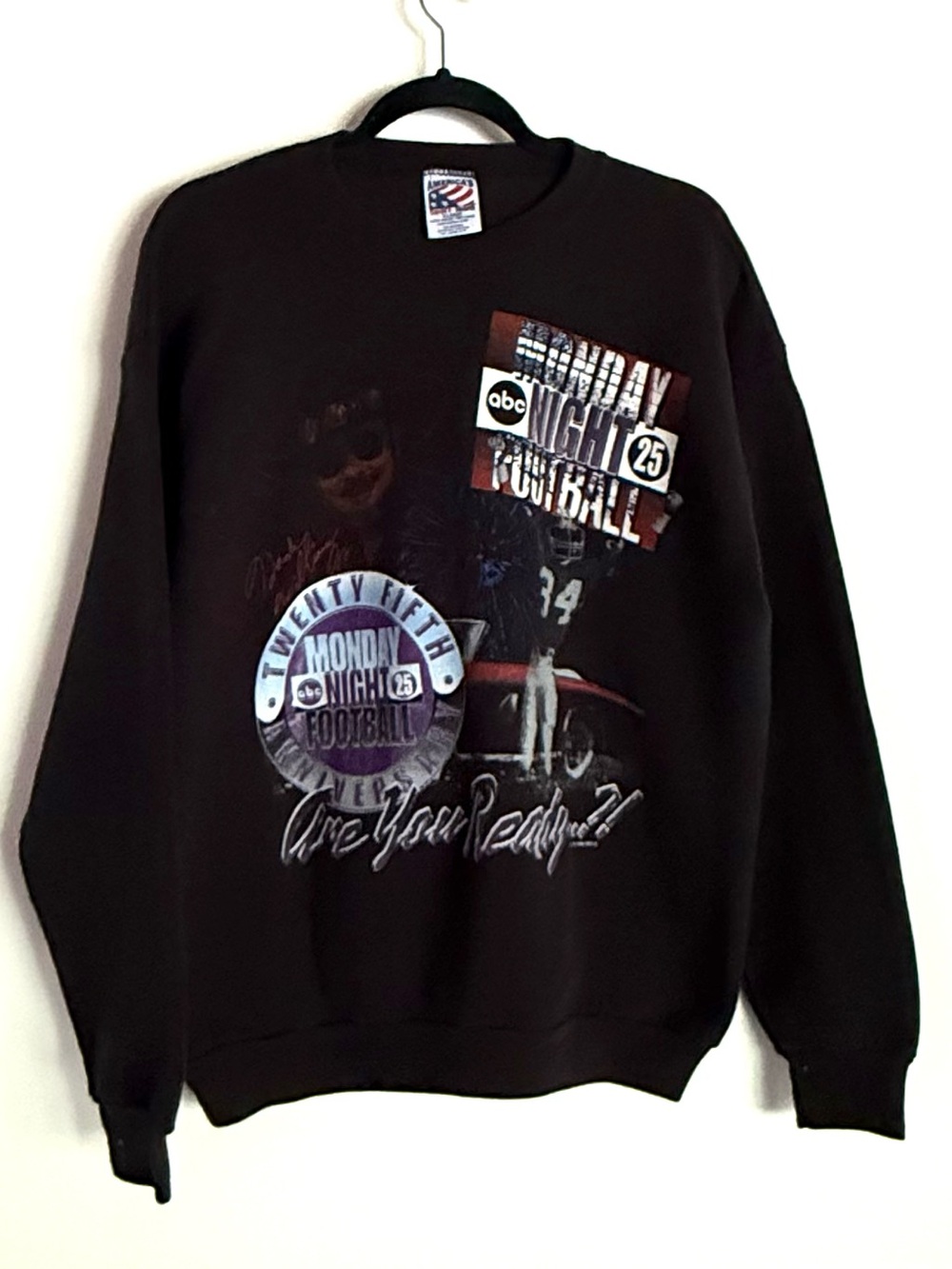 1994 Monday Night Football “Are You Ready” Hank Williams Jr. Sweatshirt